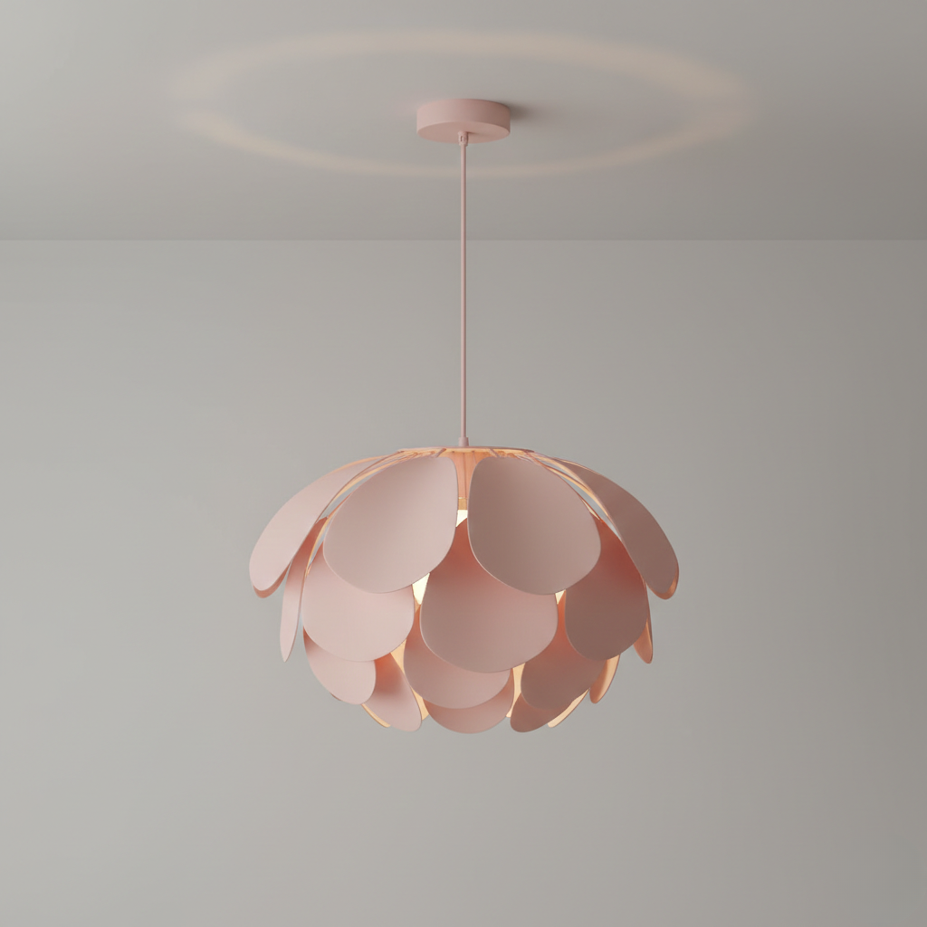 Blush Petal Bloom Pendant Light