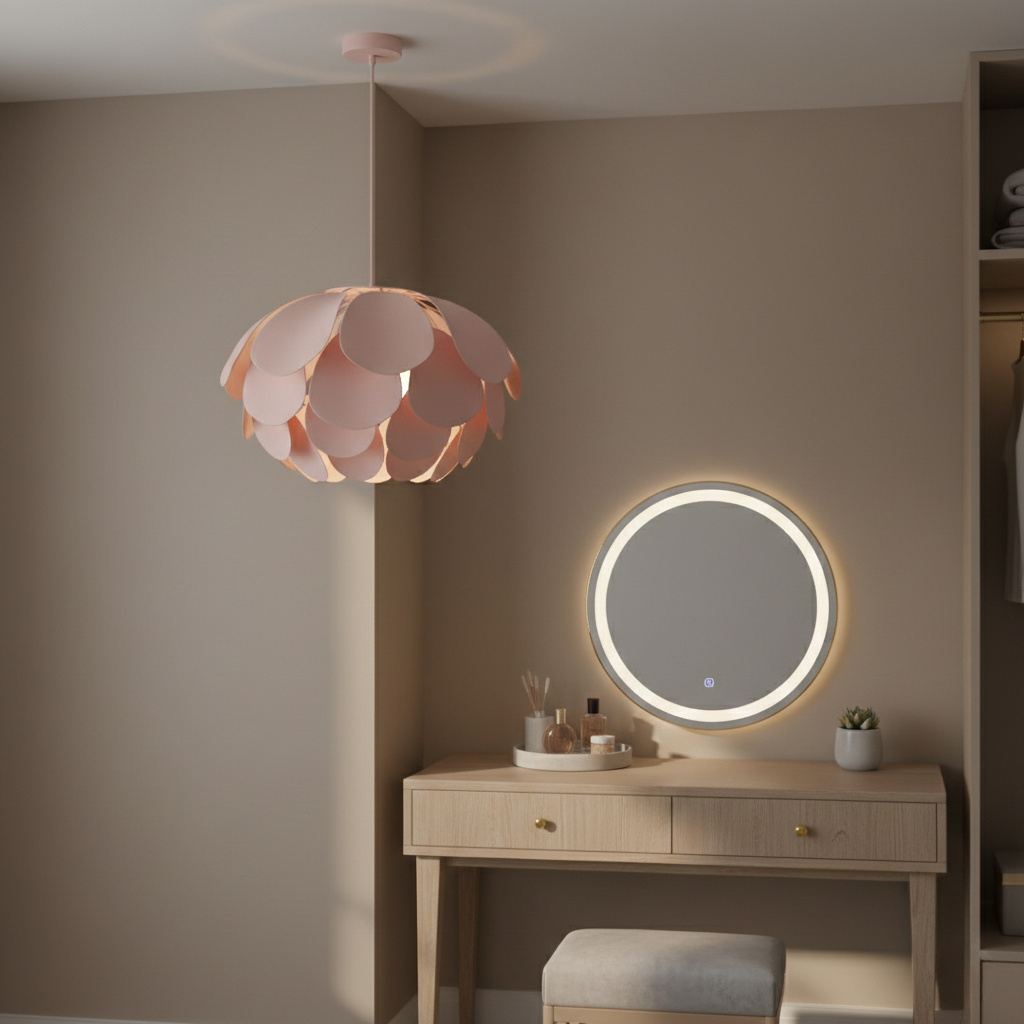 Blush Petal Bloom Pendant Light