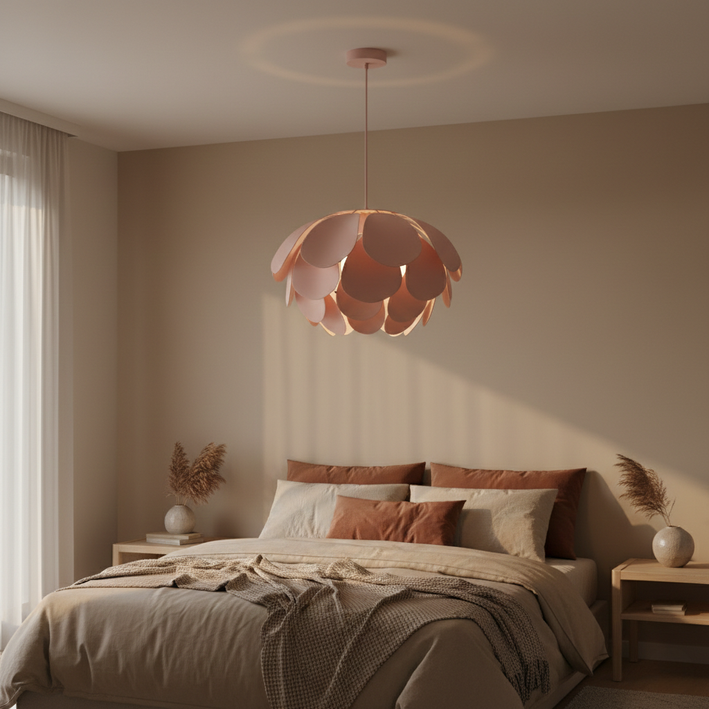 Blush Petal Bloom Pendant Light