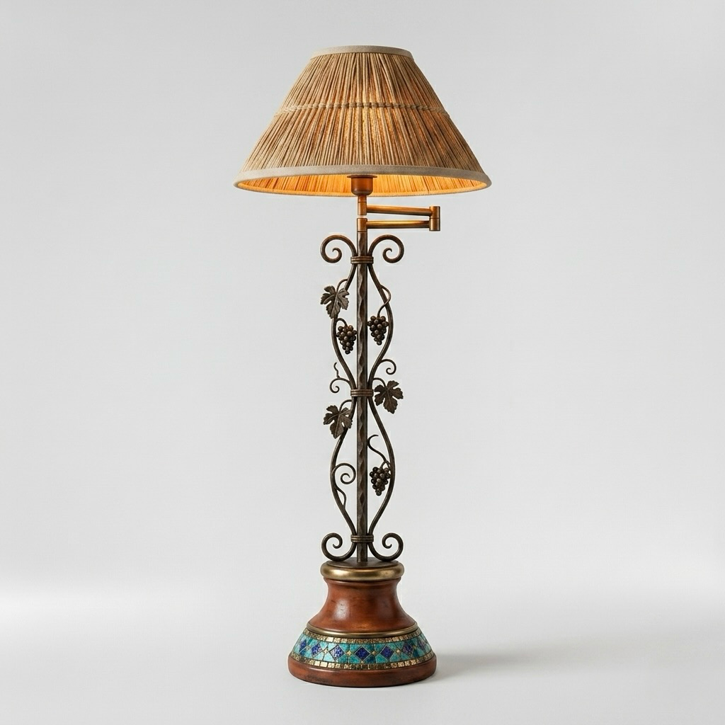 Tuscan Vineyard Iron Floor Lamp