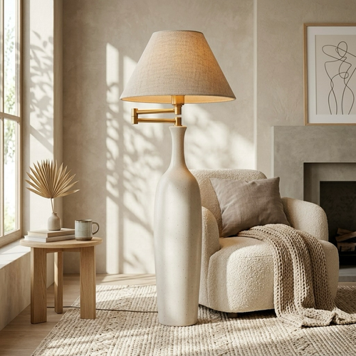 Ceramic Vase Floor Lamp