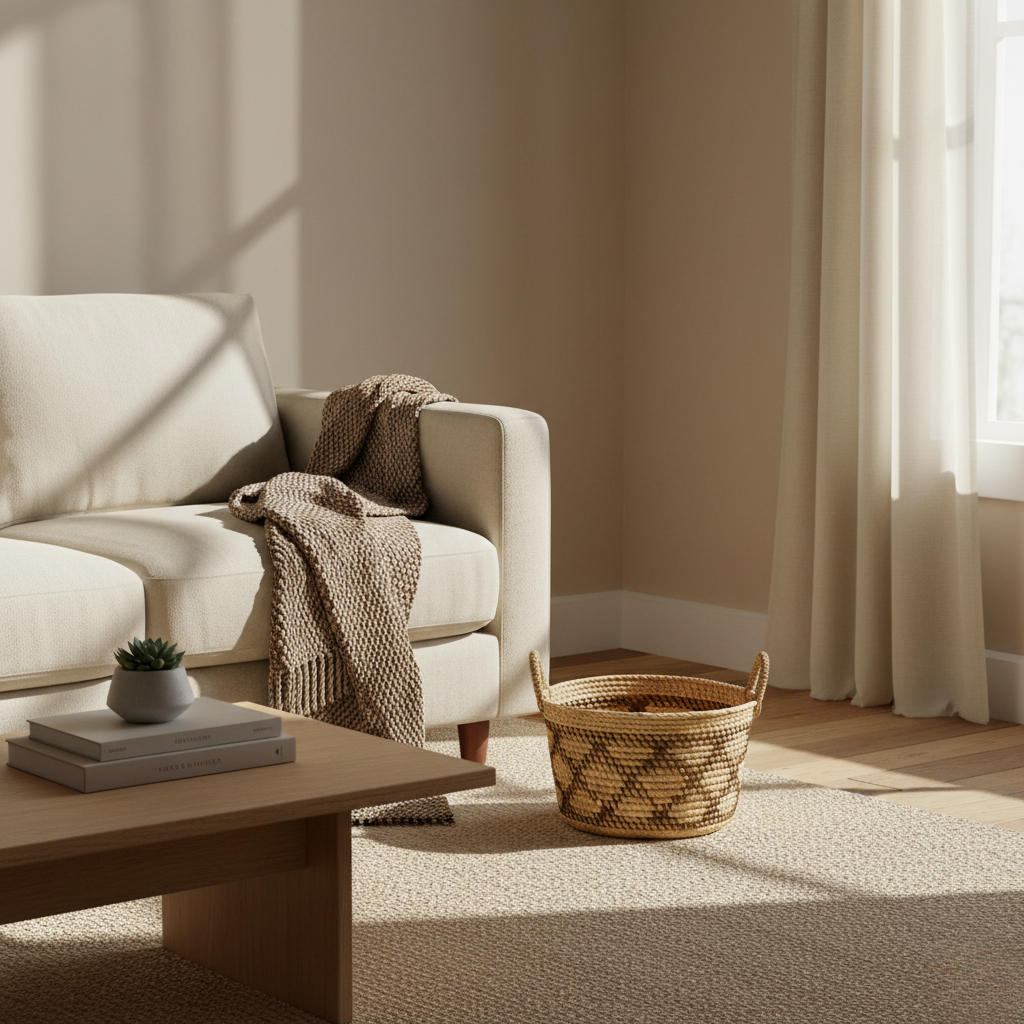 Handwoven Natural Storage Basket