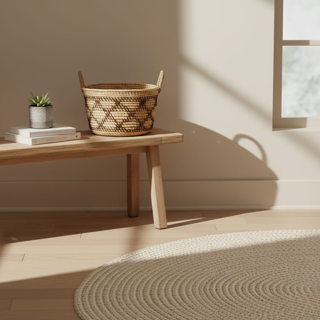 Handwoven Natural Storage Basket