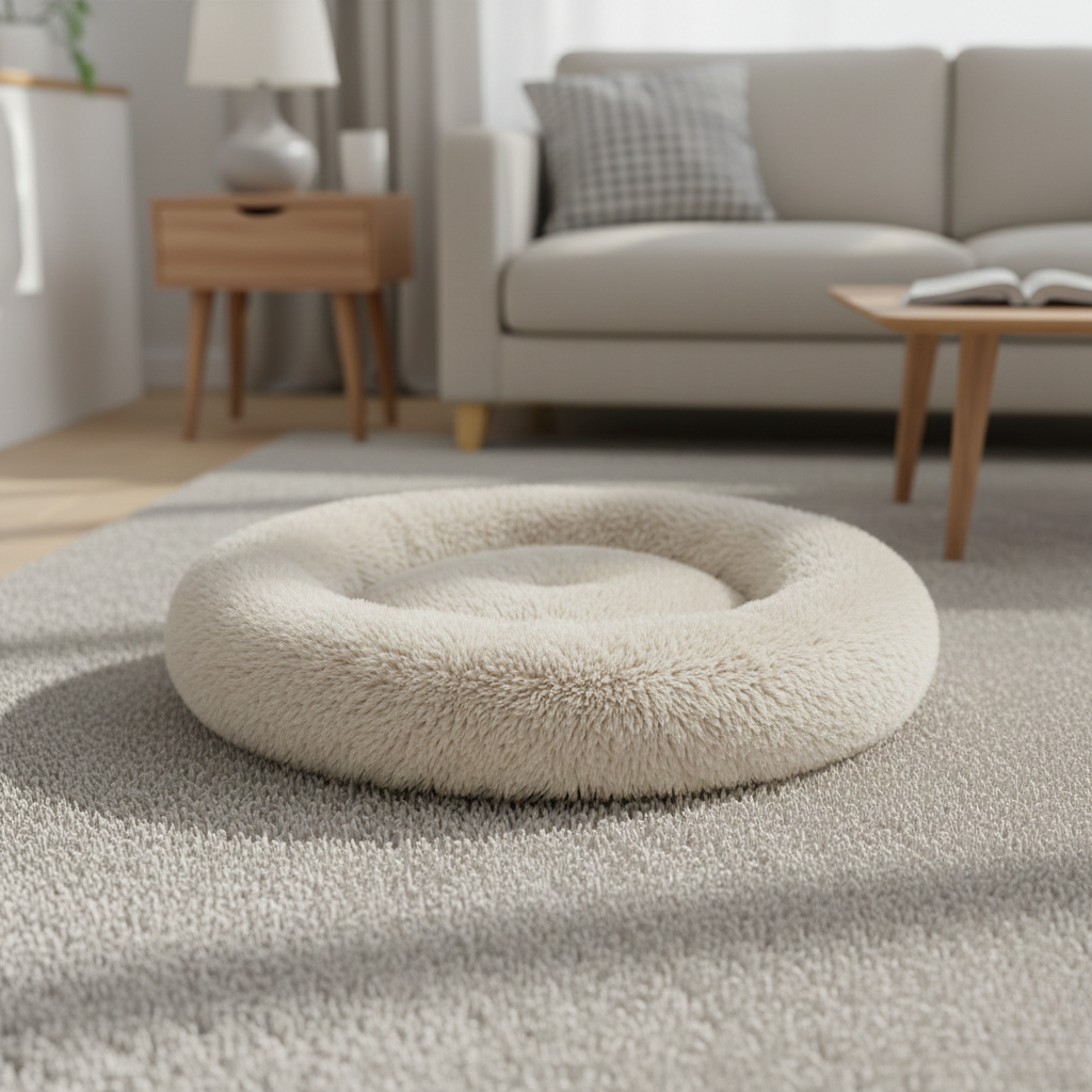 Plush Donut Pet Bed