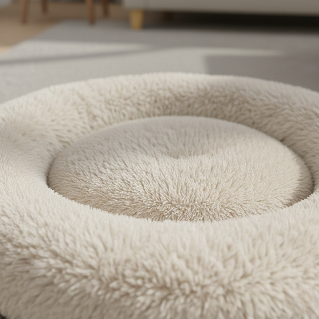 Plush Donut Pet Bed