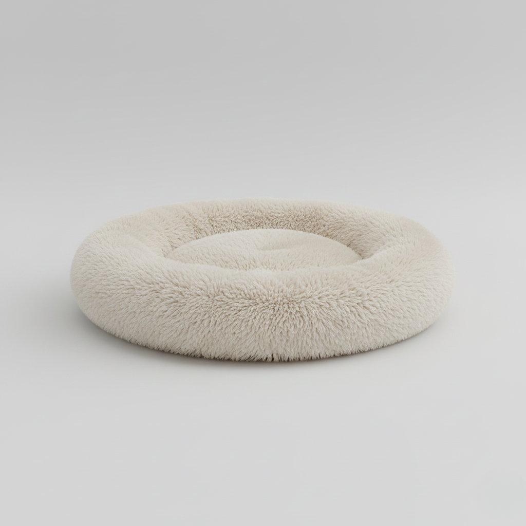 Plush Donut Pet Bed