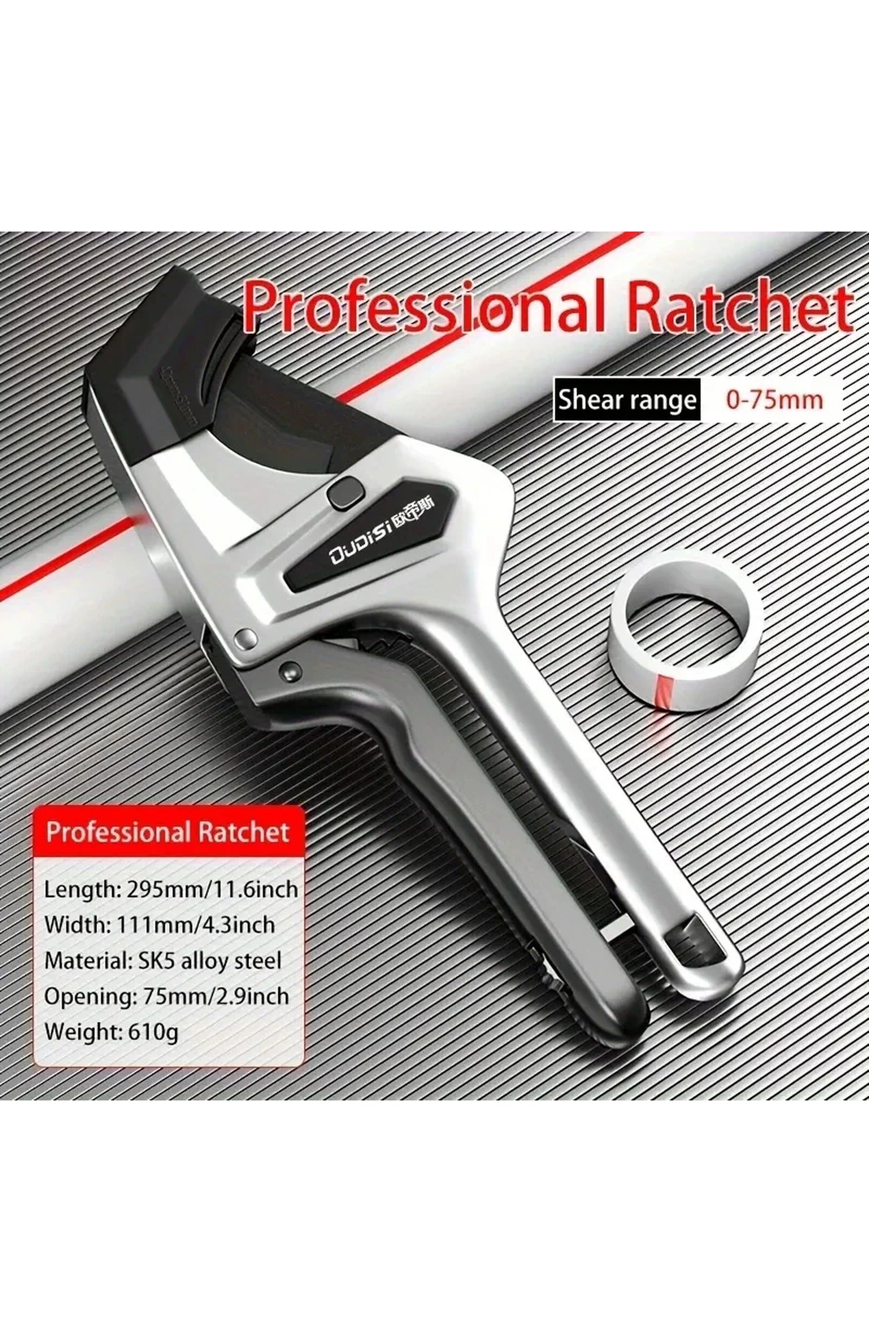 Water-Resistant PVC Pipe Cutter Tool