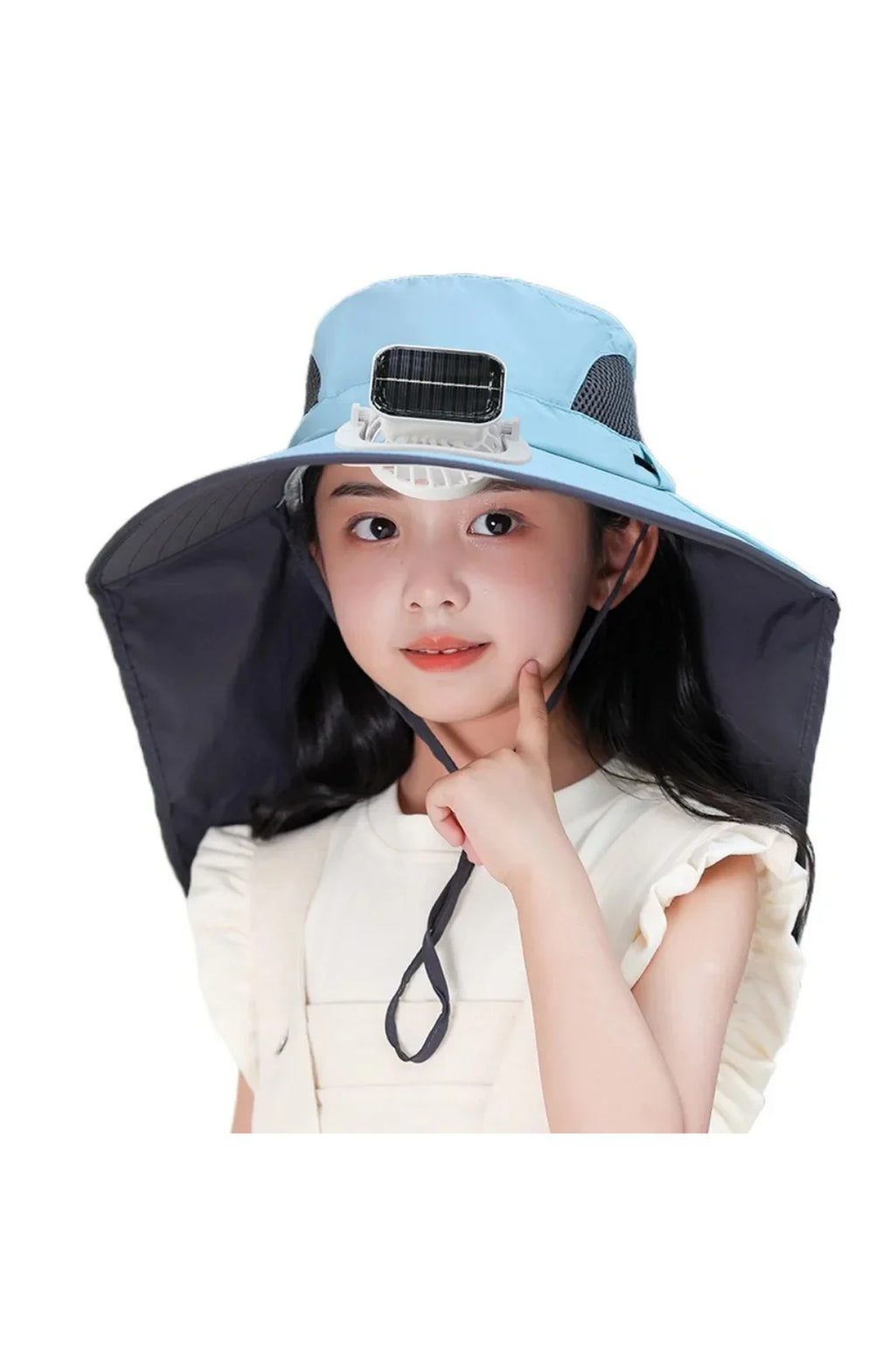 Kids Sun Hat with Fan — view 10