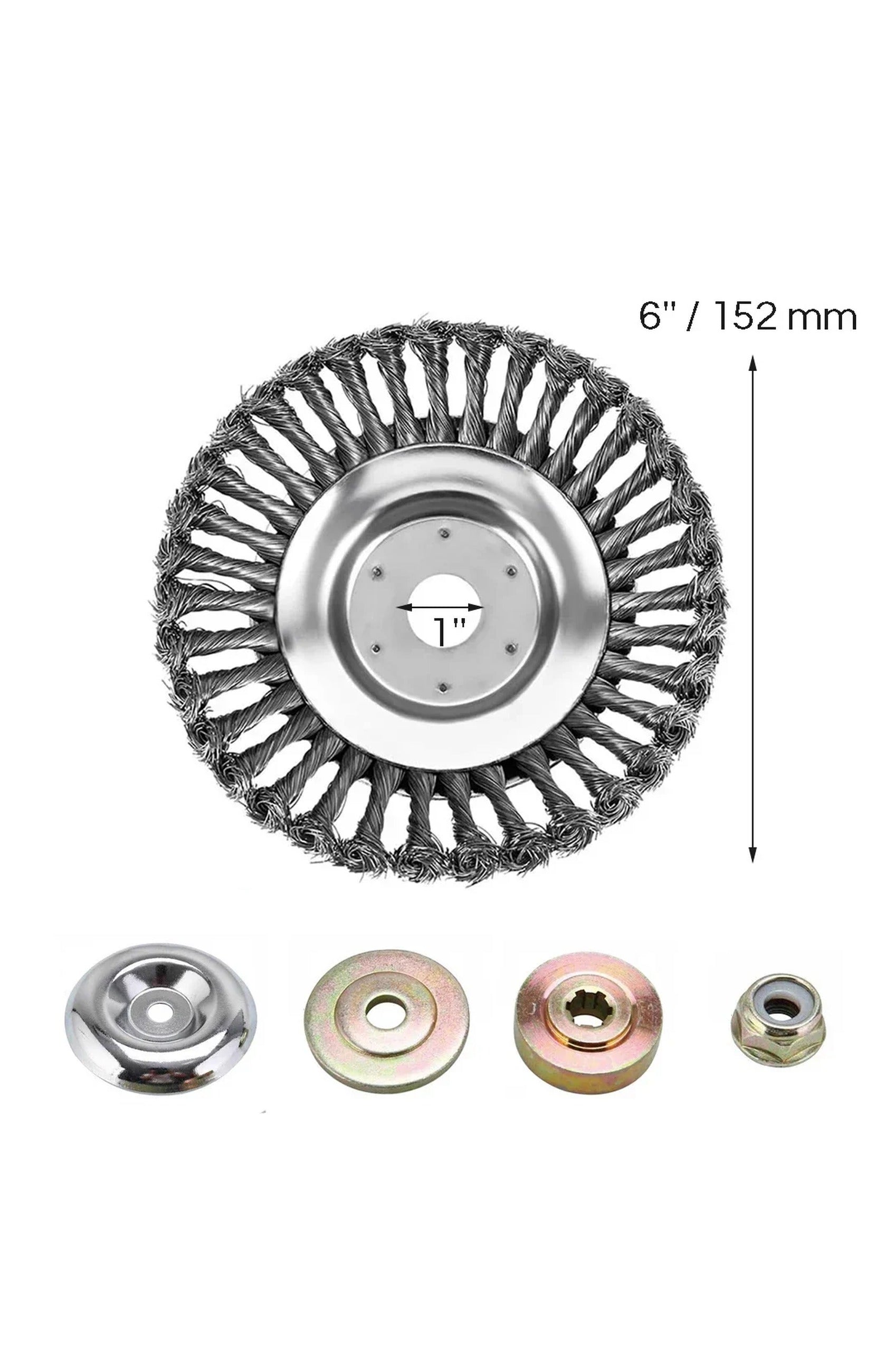 Universal Steel Wire Brush Trimmer Head