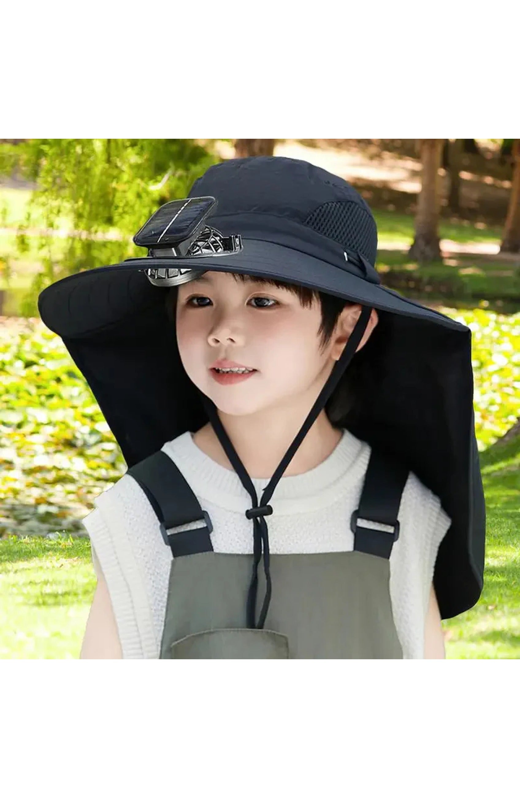 Kids Sun Hat with Fan