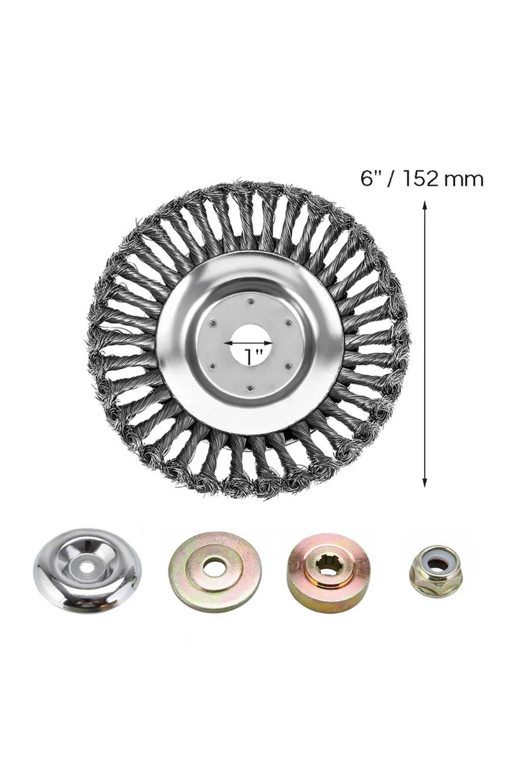 Universal Steel Wire Brush Trimmer Head