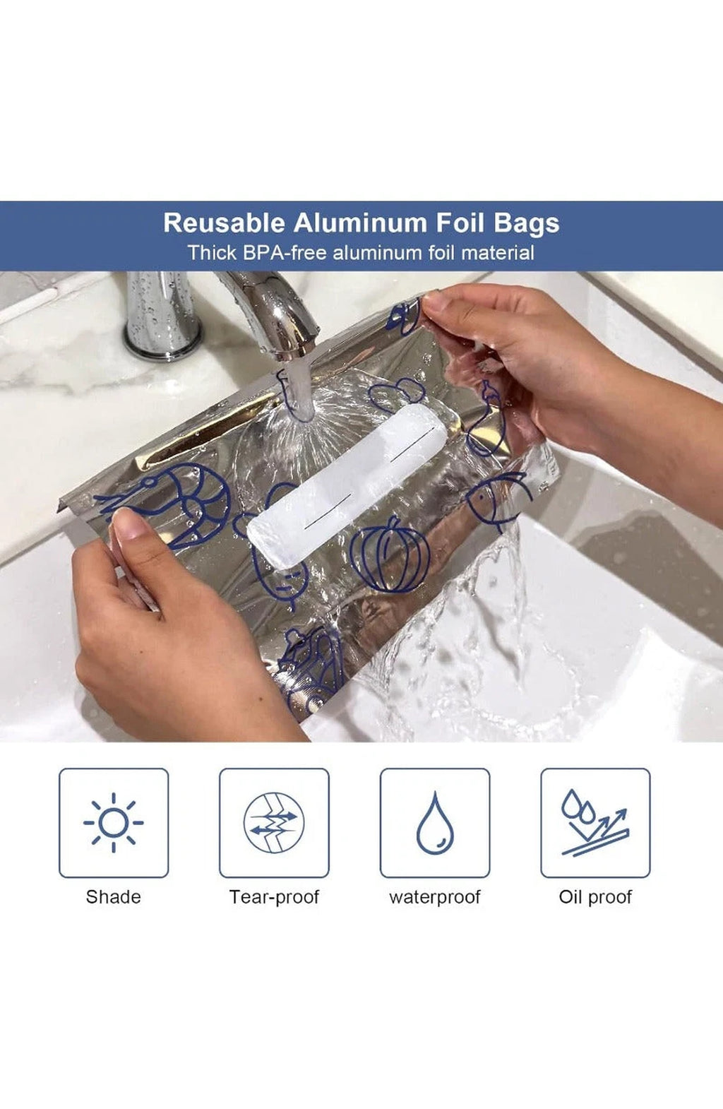 Food Storage Bags Reusable — view 3