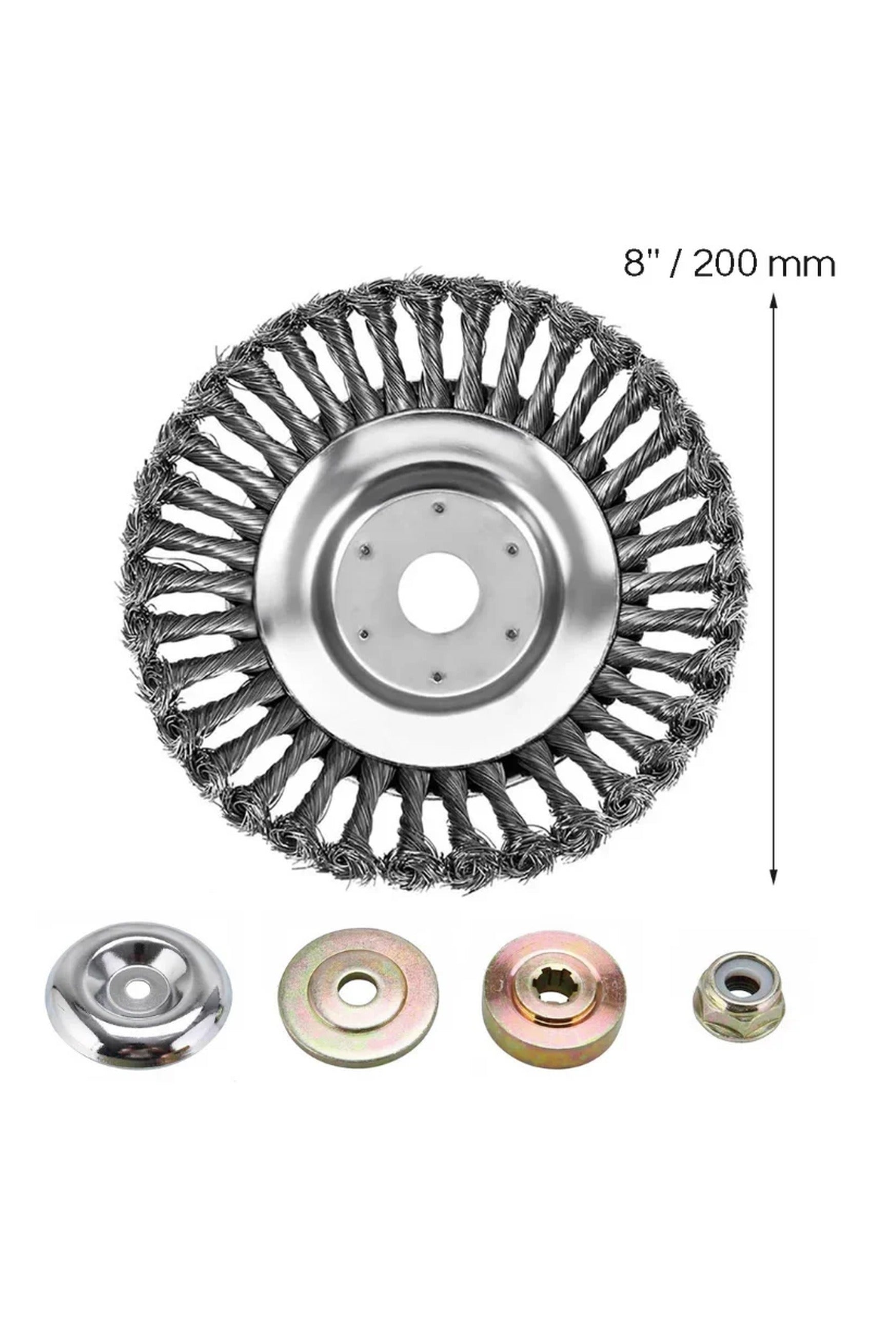 Universal Steel Wire Brush Trimmer Head