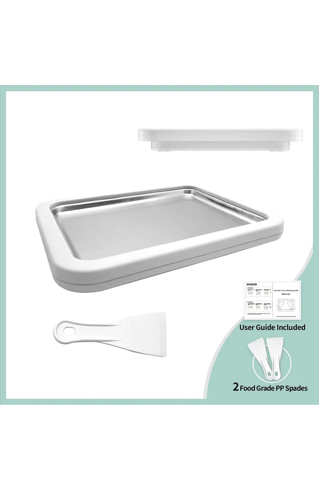 Rolled Ice Cream Maker Pan — view 4