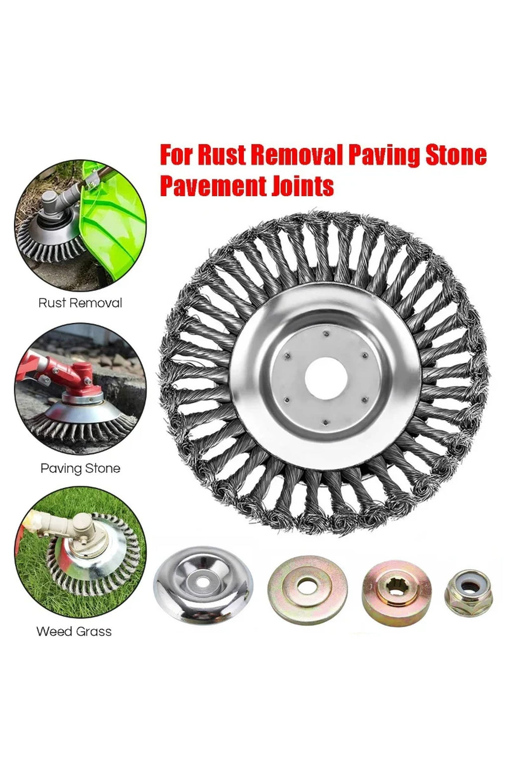 Universal Steel Wire Brush Trimmer Head