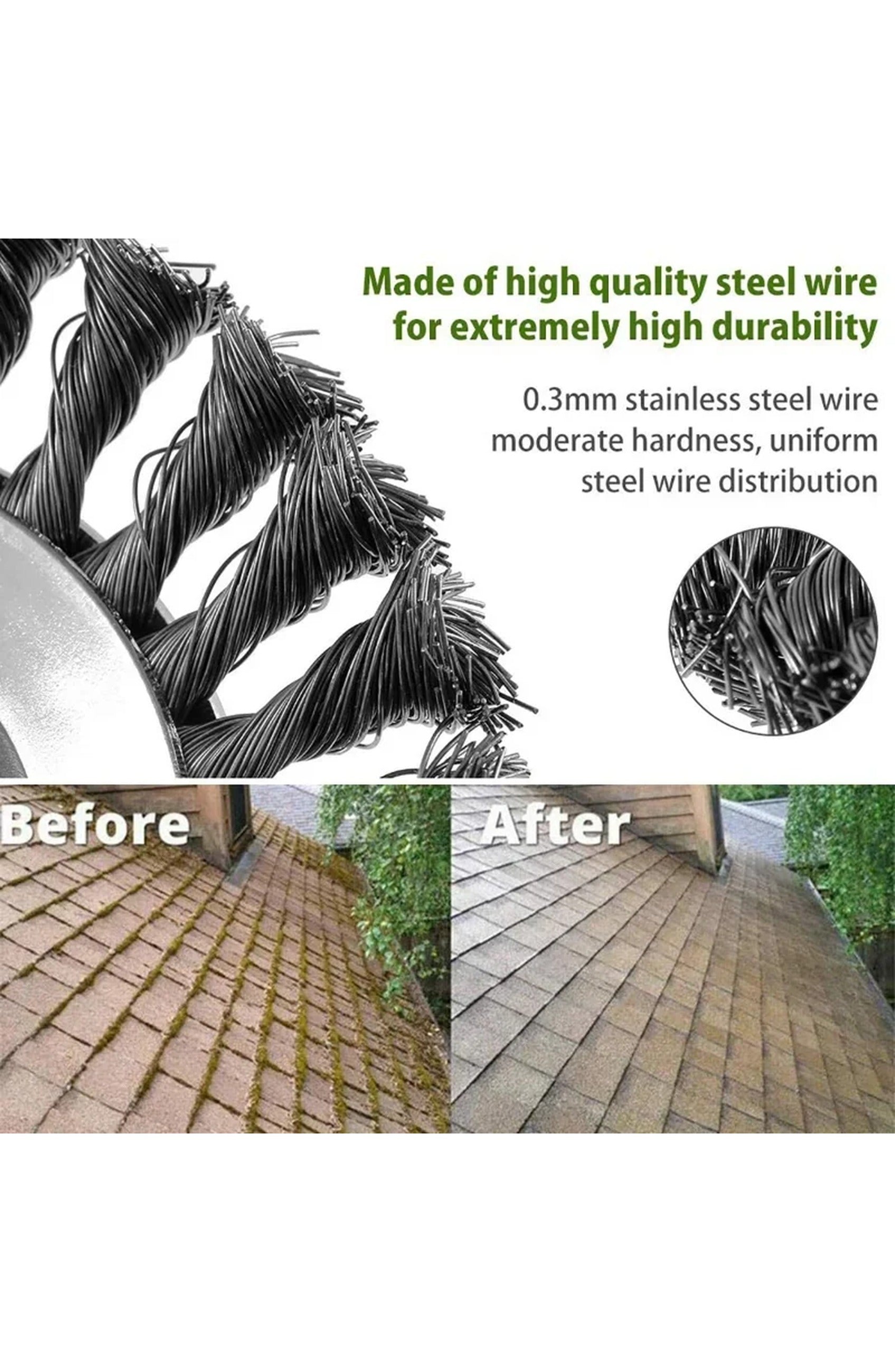 Universal Steel Wire Brush Trimmer Head