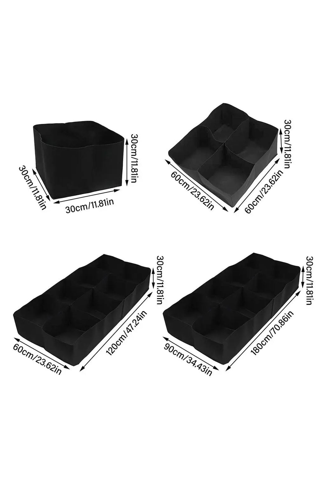 Garden Planting Bag - Rectangular Felt Grow Bags for Vegetables