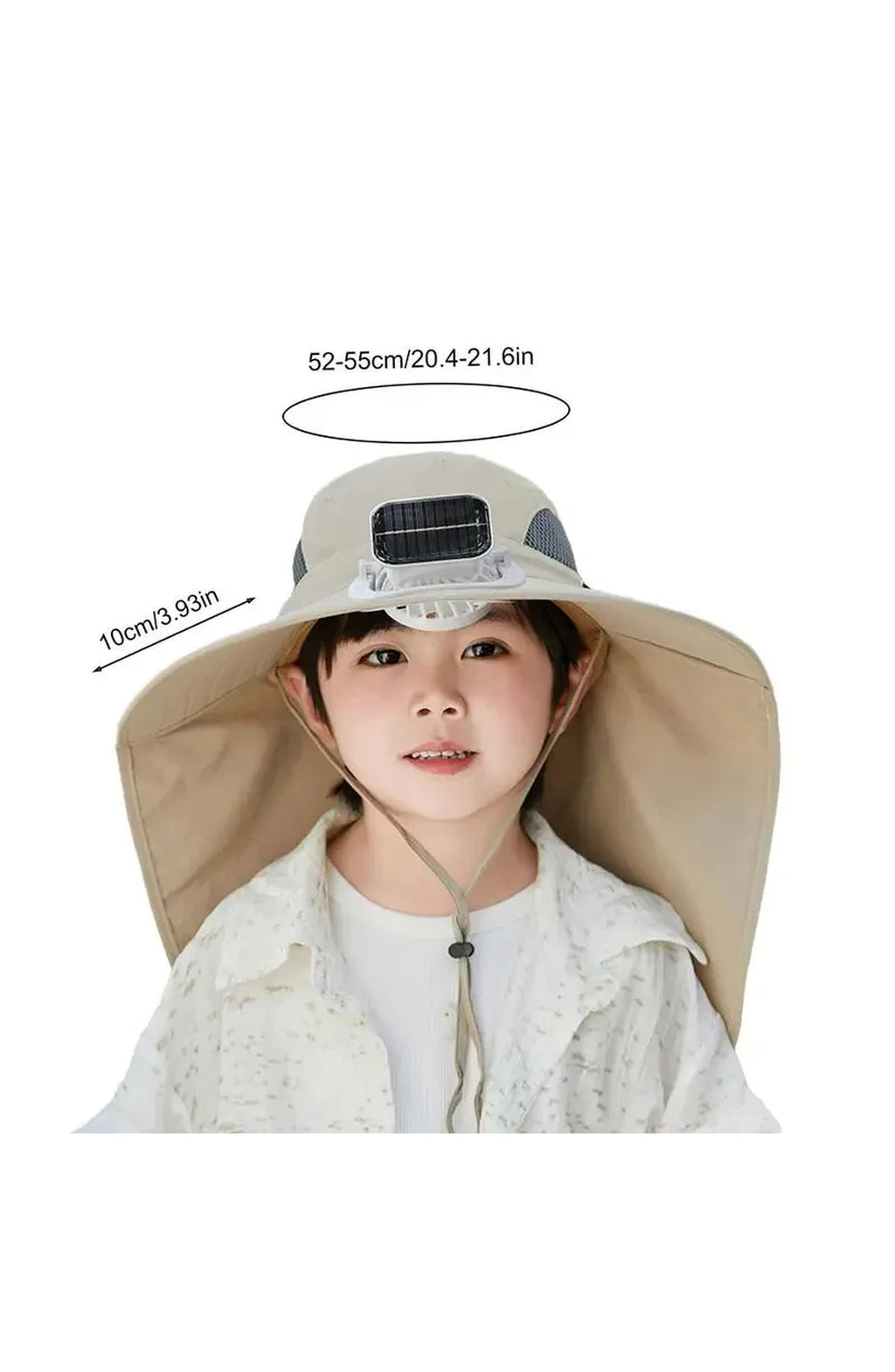 Kids Sun Hat with Fan — view 7