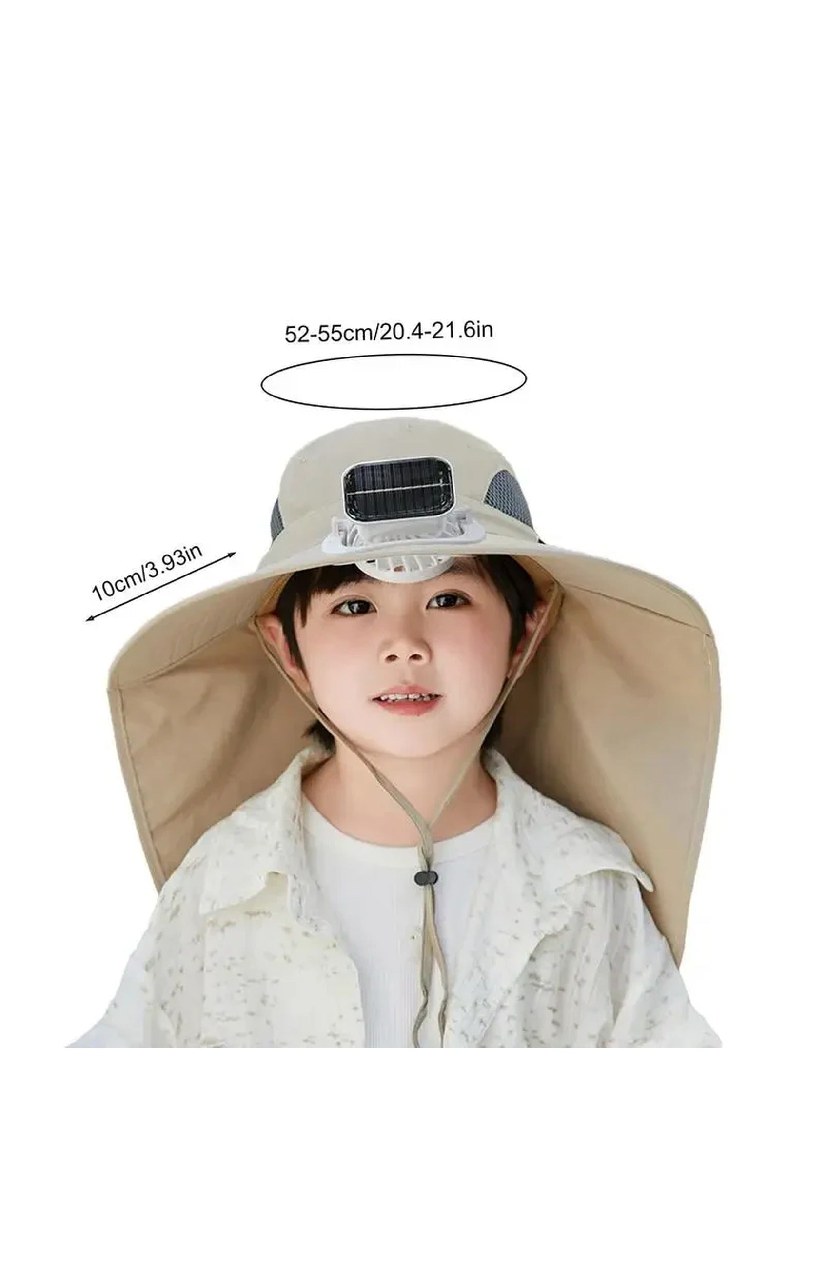 Kids Sun Hat with Fan — view 7