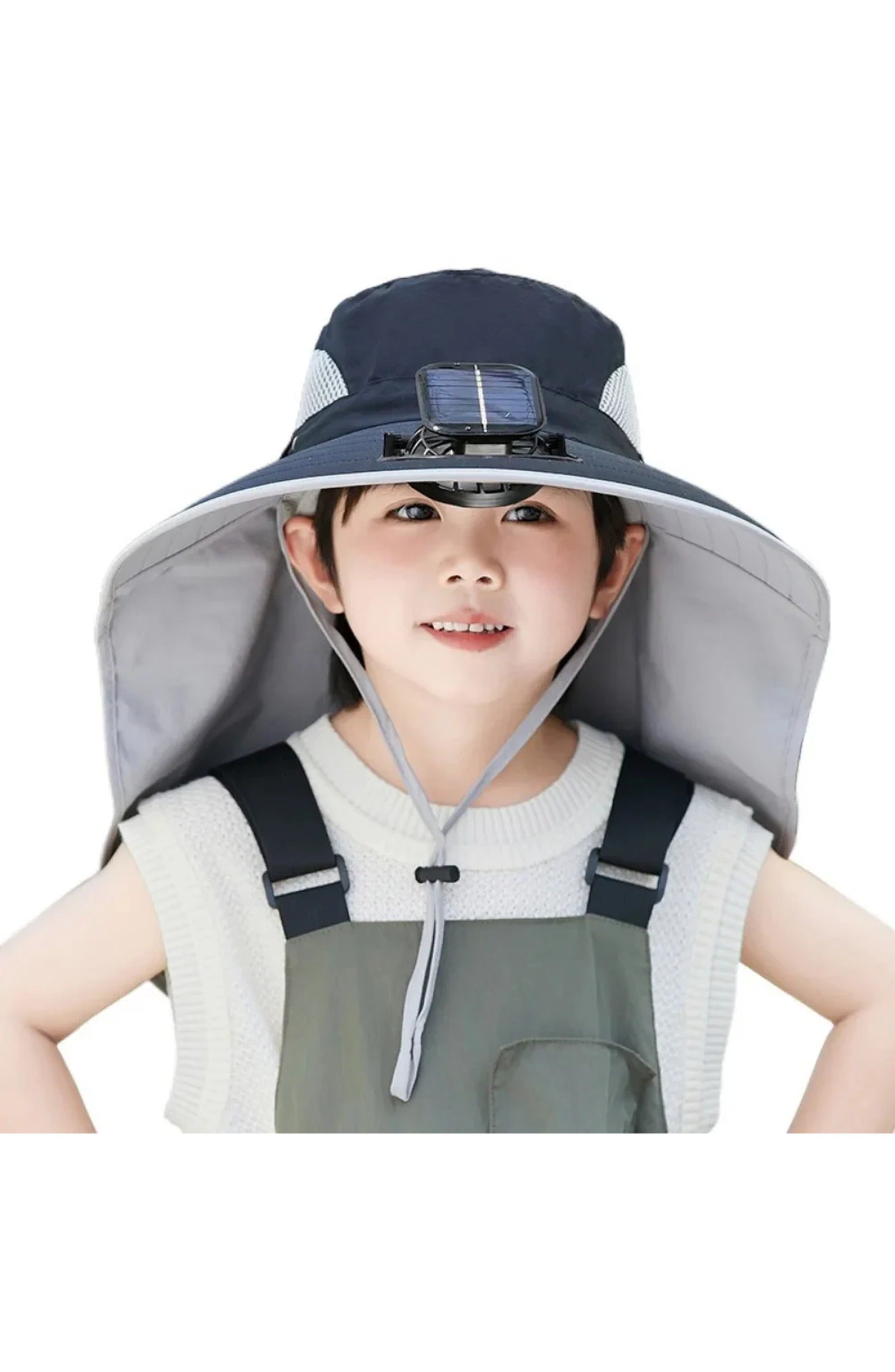 Kids Sun Hat with Fan — view 9